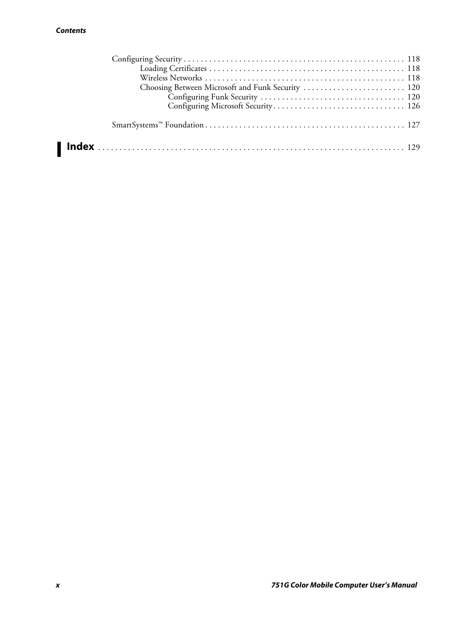 Intermec 751G User Manual | Page 10 / 156
