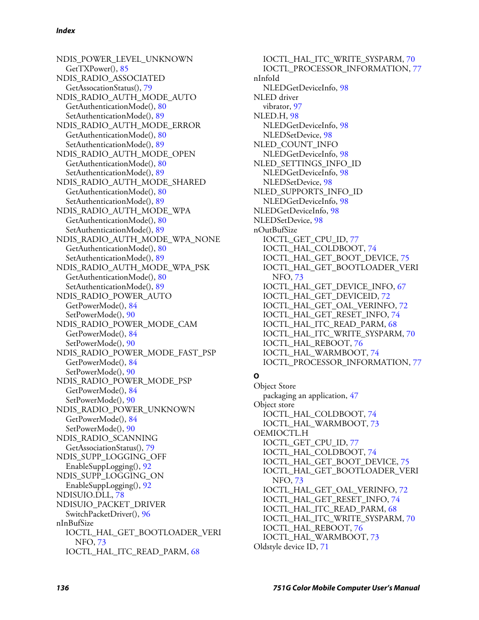 Intermec 751G User Manual | Page 150 / 156