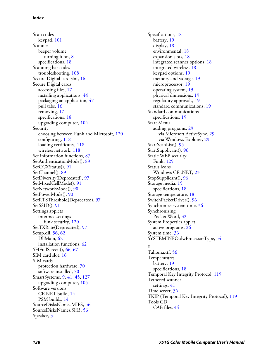Intermec 751G User Manual | Page 152 / 156