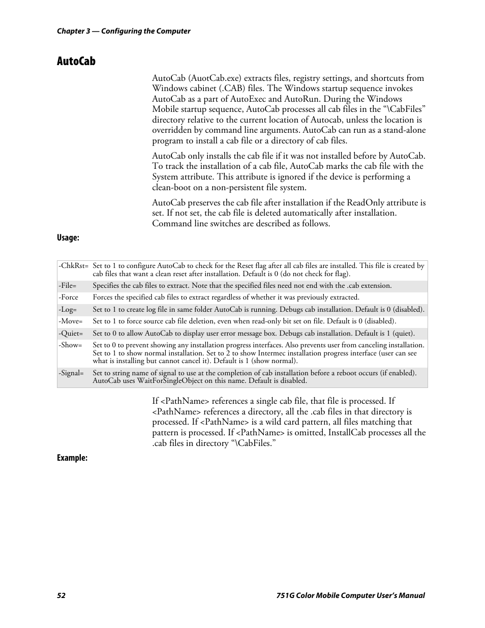 Autocab | Intermec 751G User Manual | Page 66 / 156