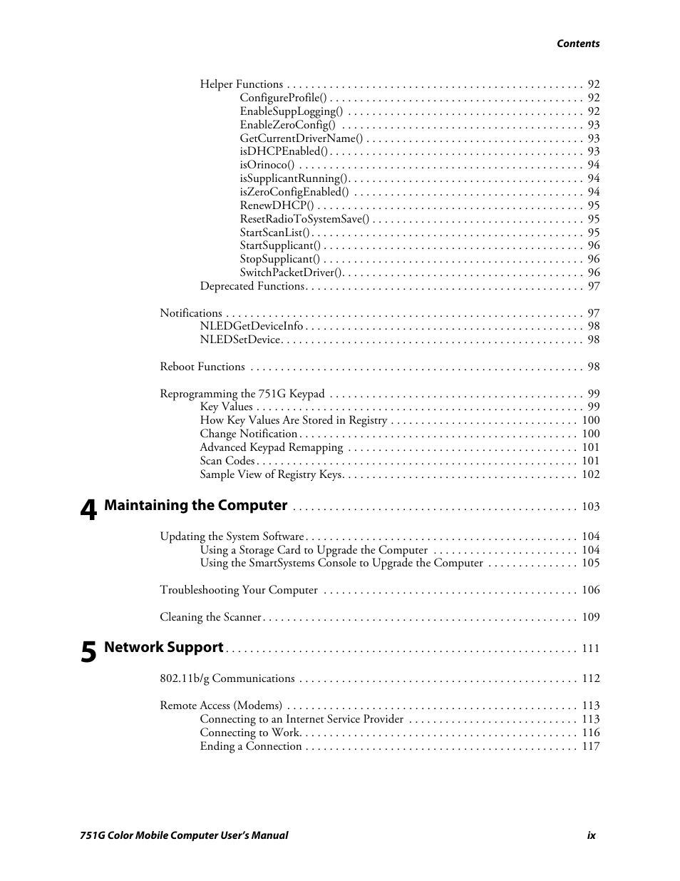 Intermec 751G User Manual | Page 9 / 156