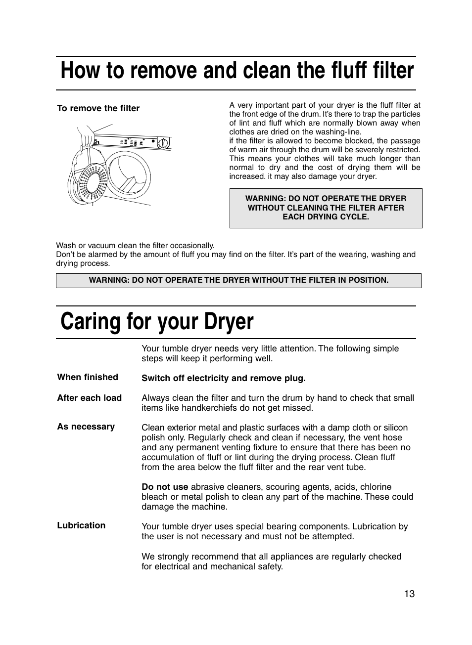 Indesit IS31V User Manual | Page 13 / 20