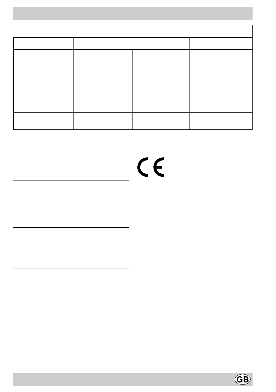 Technical characteristics | Indesit K 642R GS/G User Manual | Page 9 / 16