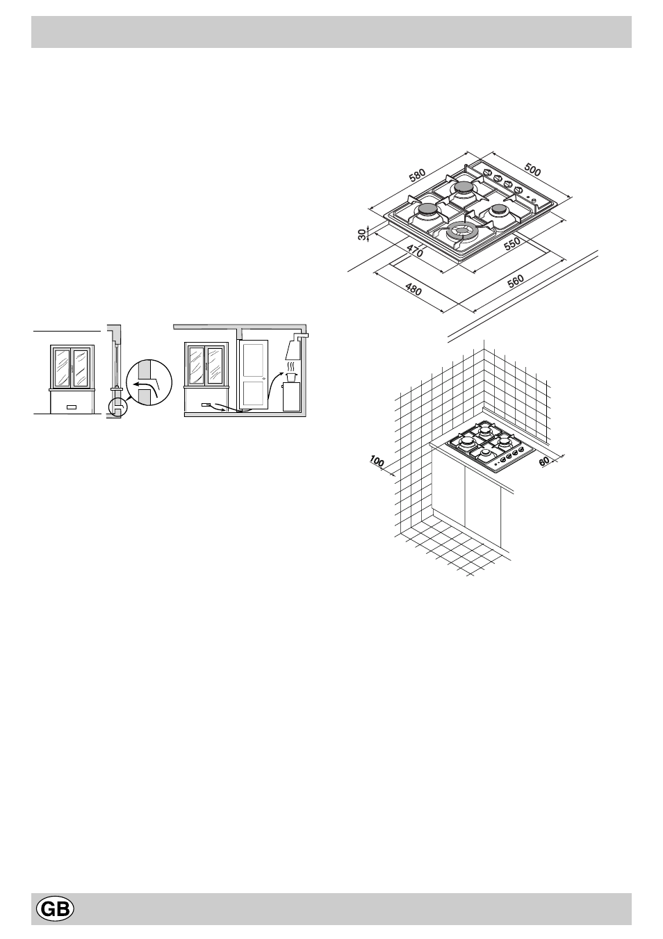 Instructions for the installer | Indesit P 640 TC (IX) User Manual | Page 6 / 12