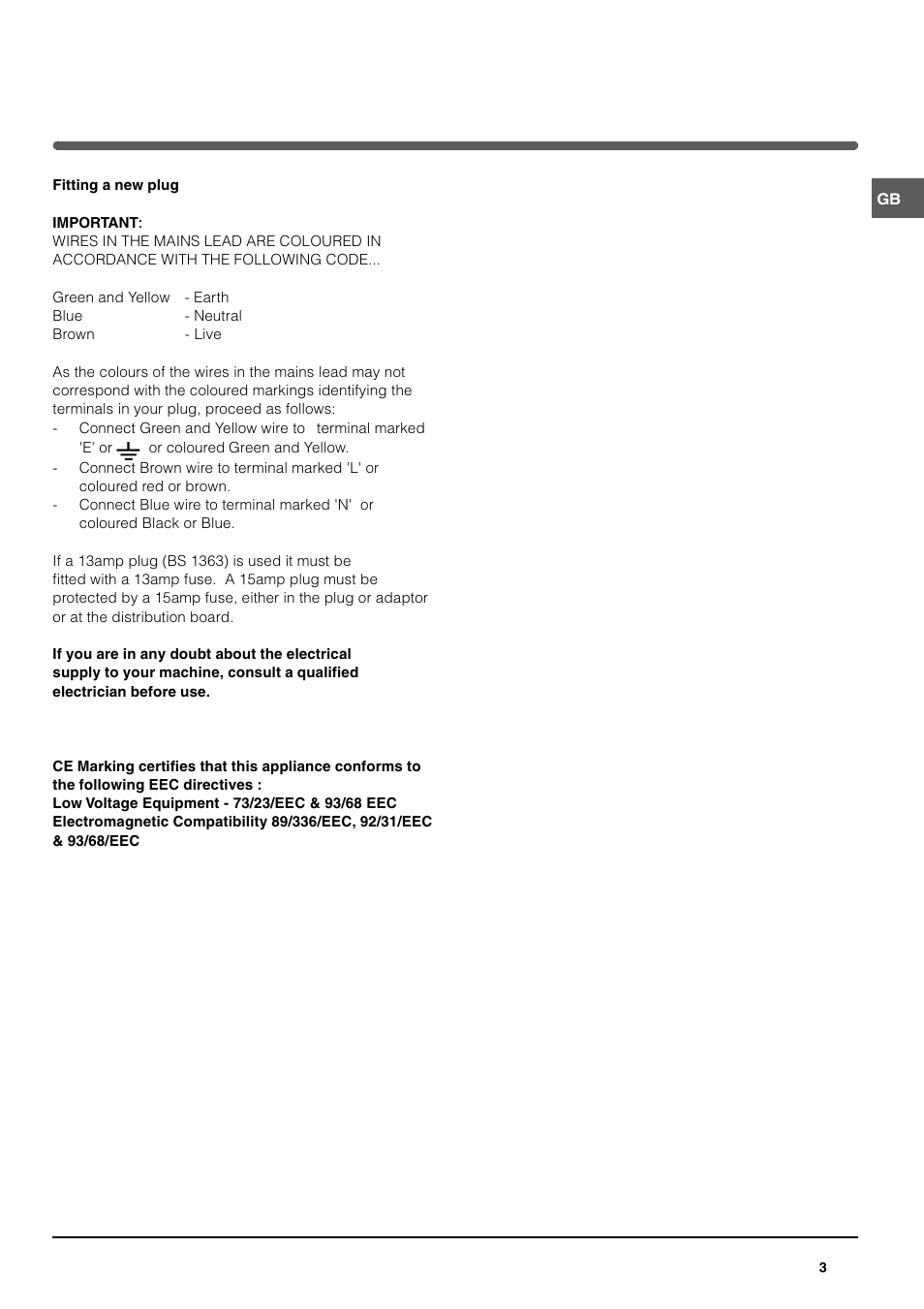 Indesit TLA1S User Manual | Page 3 / 12