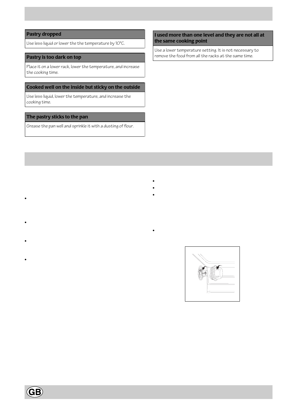 Cooker routine maintenance and cleaning | Indesit KG 3044 WE/G User Manual | Page 6 / 8