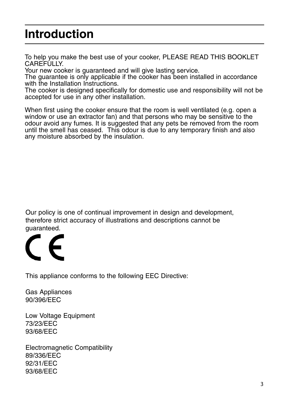 Introduction | Indesit KDP60G User Manual | Page 3 / 32