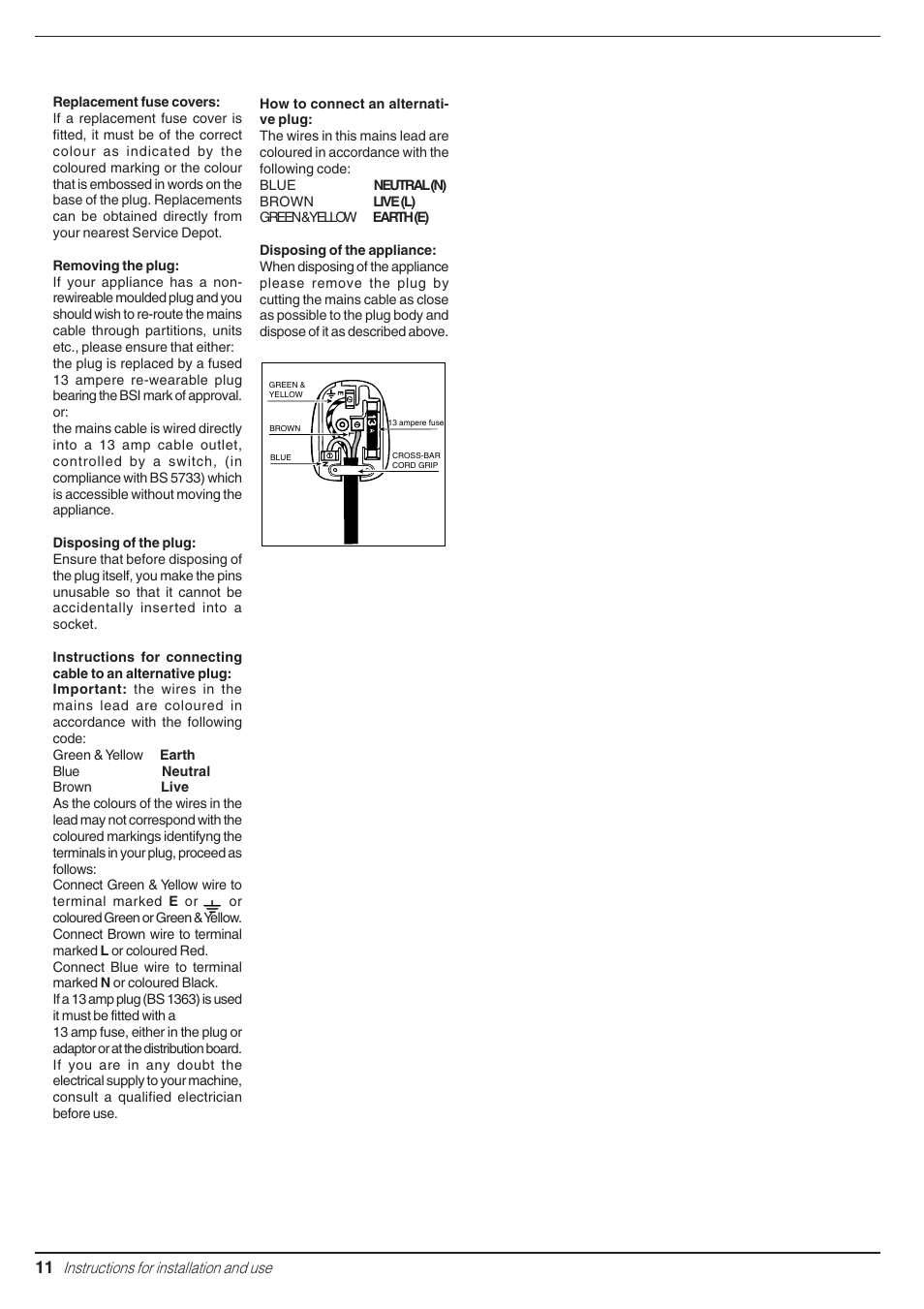 Indesit WE 14 User Manual | Page 12 / 16