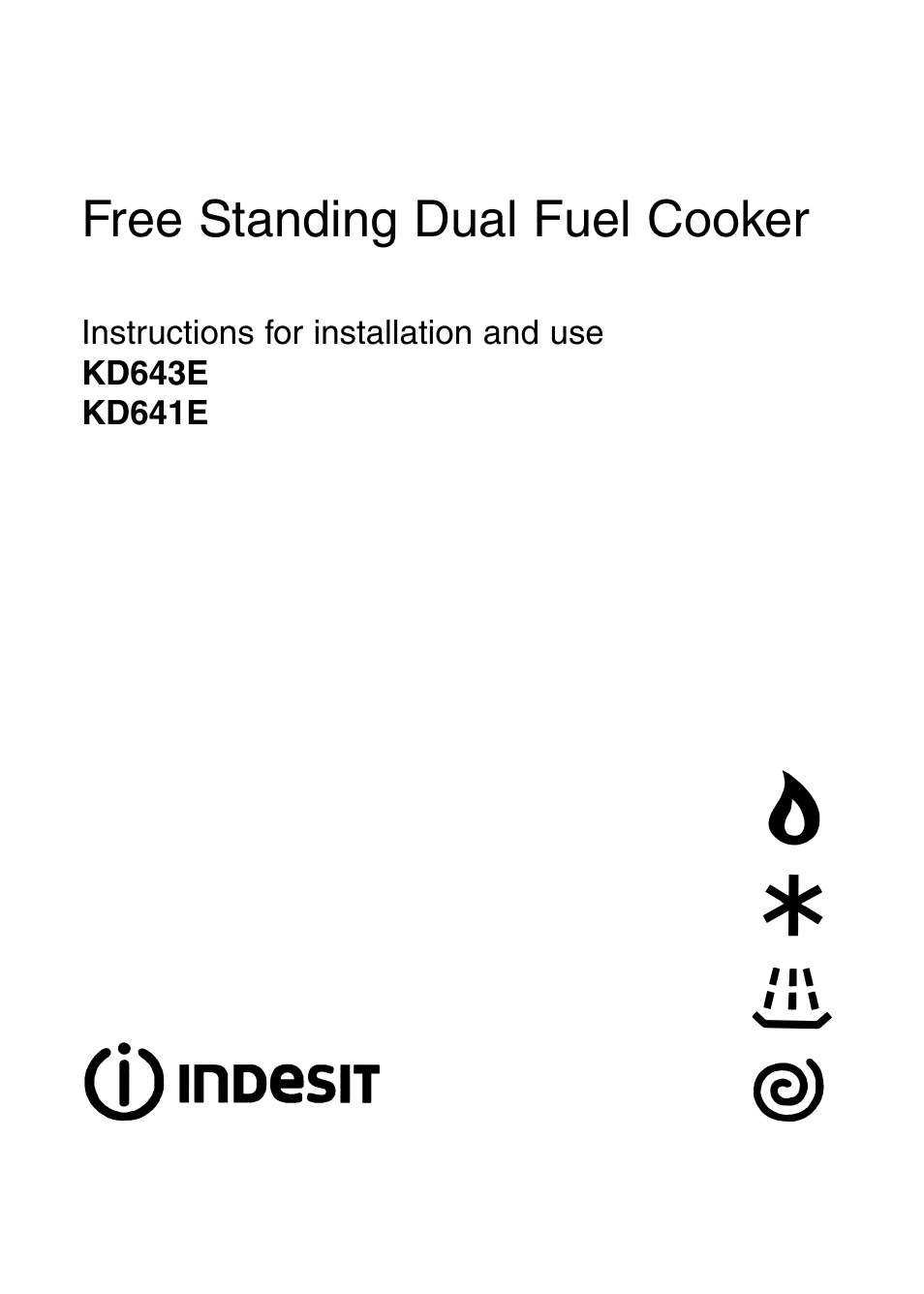 Indesit KD643E User Manual | 32 pages