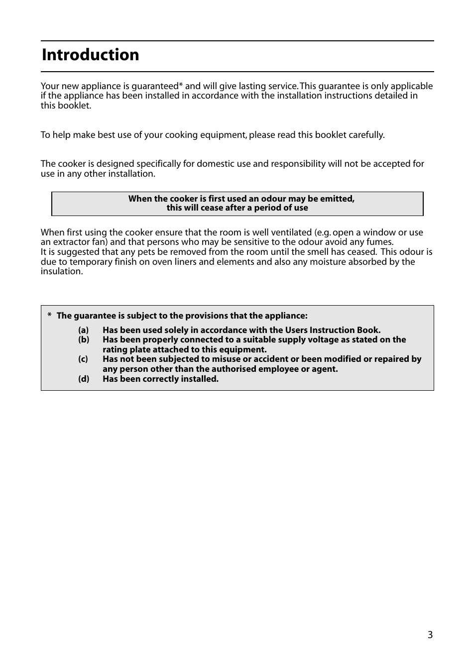 Introduction | Indesit KD643E User Manual | Page 3 / 32