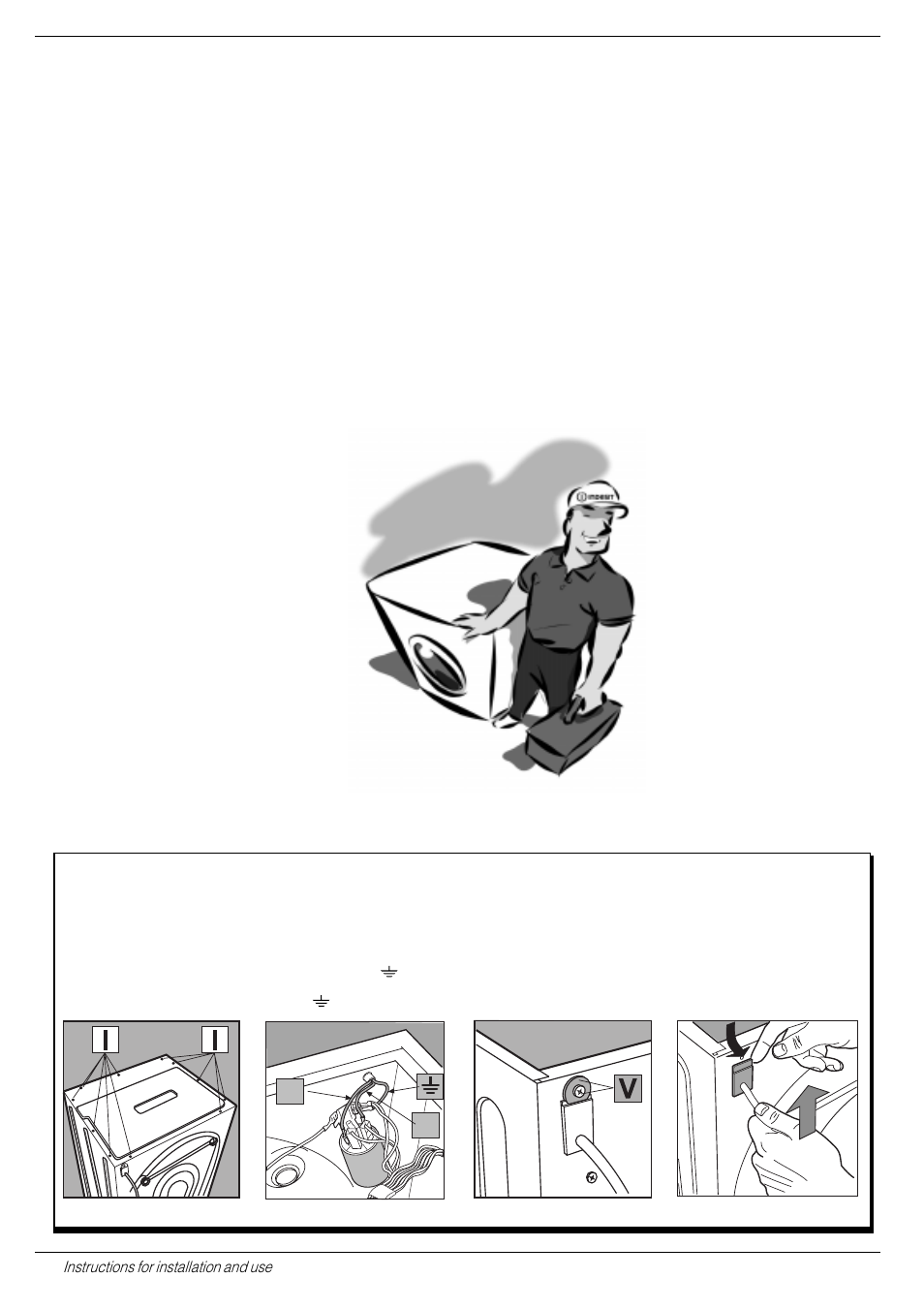 Your safety and that of your family, Important for the safe use of your washing machine, How to change the power supply cable | Nl f | Indesit WM 12 X User Manual | Page 16 / 20