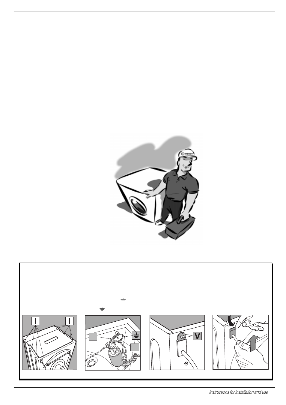 Your safety and that of your family, Important for the safe use of your washer-dryer, How to change the power supply cable | Nl f | Indesit WD 12 X User Manual | Page 17 / 20