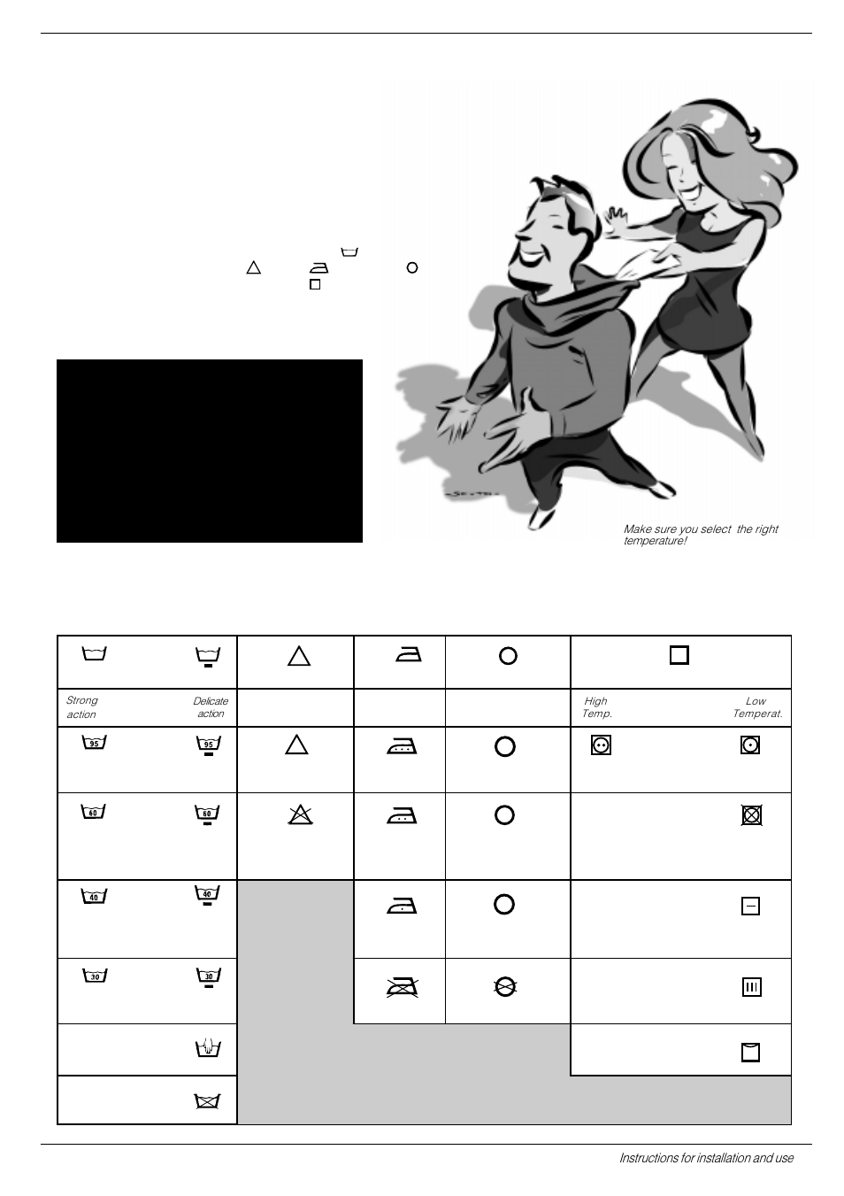 Understanding labels | Indesit WD 12 X User Manual | Page 7 / 20