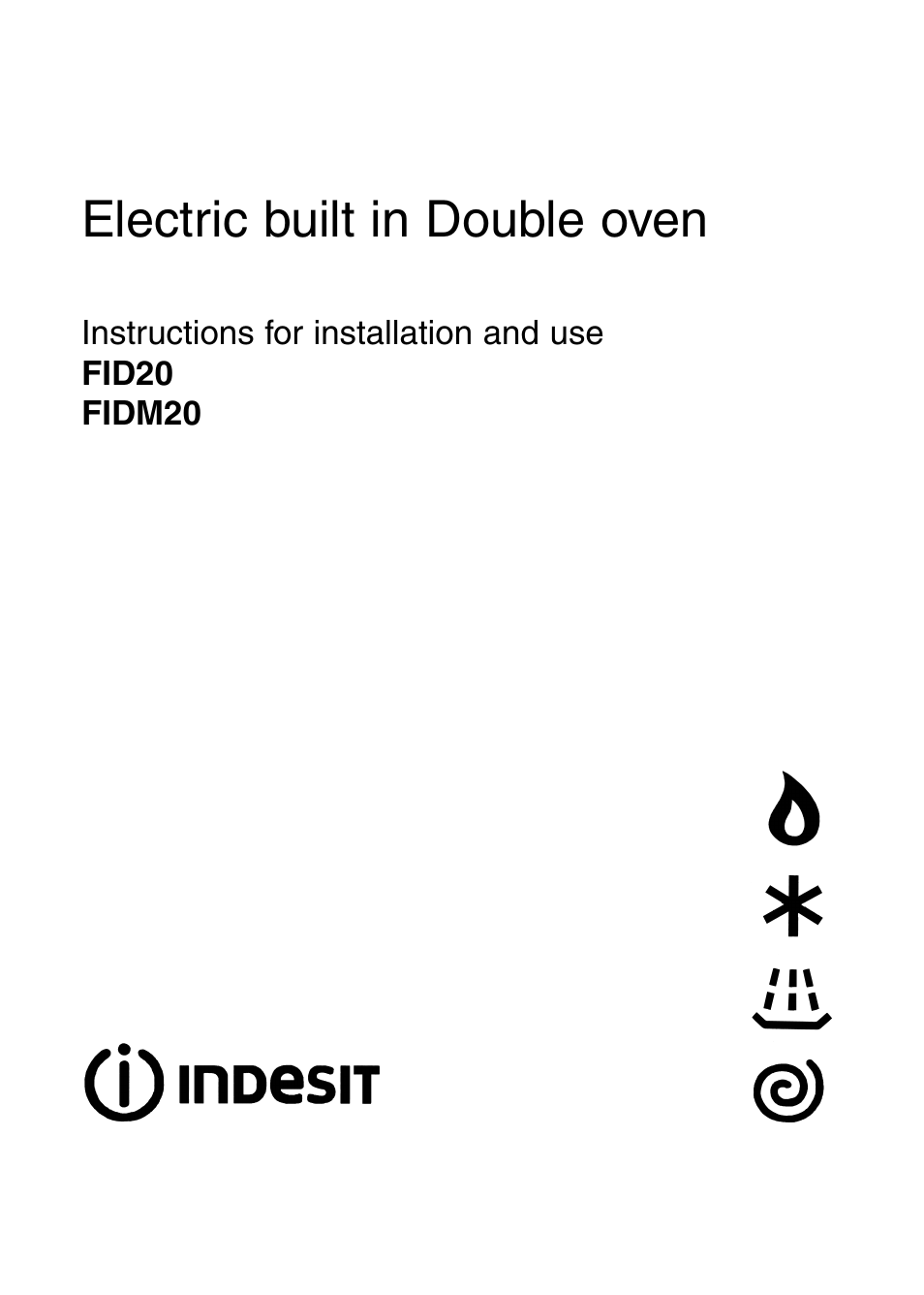 Indesit FIDM20 User Manual | 44 pages