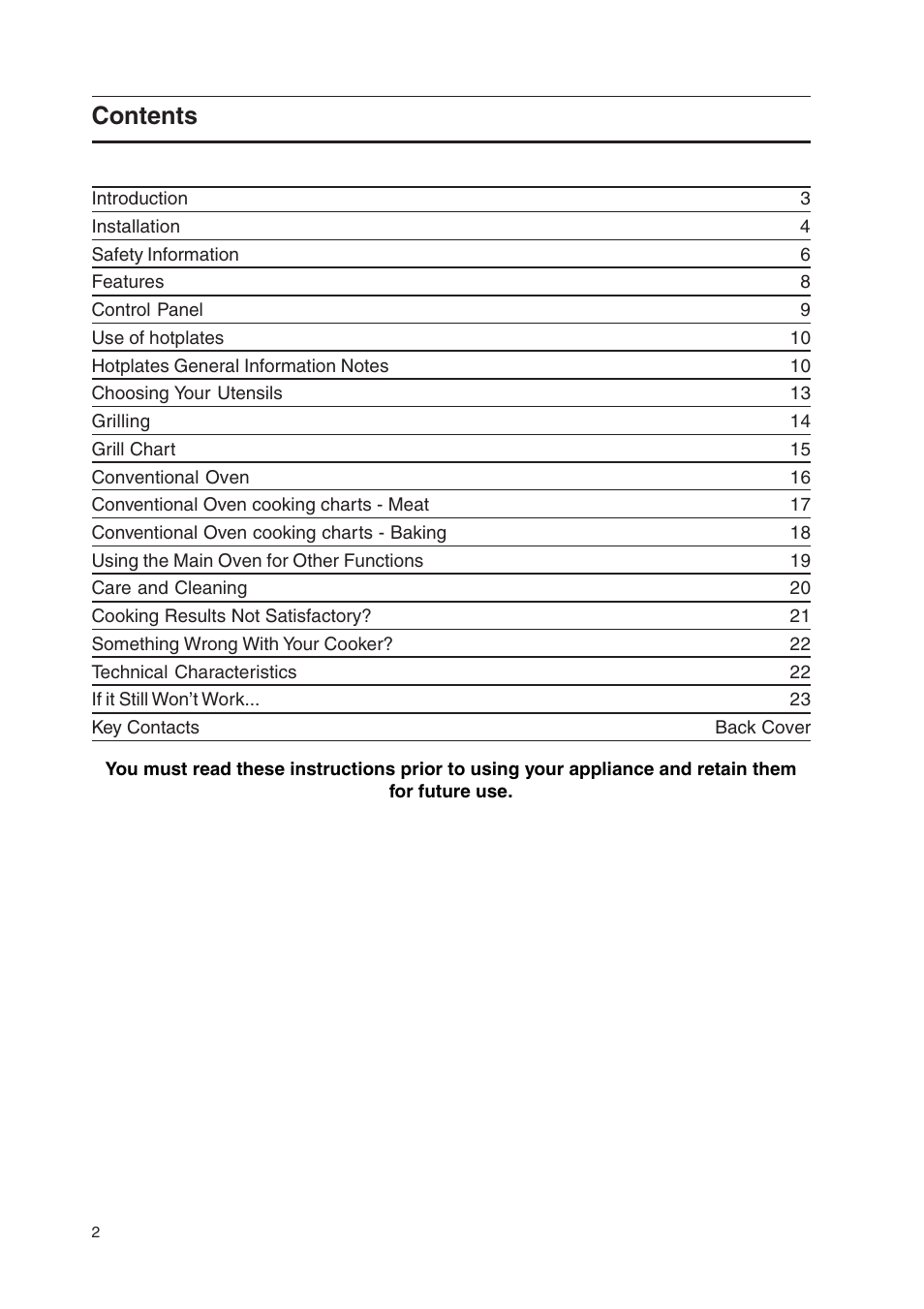 Indesit KD3E1/IR User Manual | Page 2 / 24