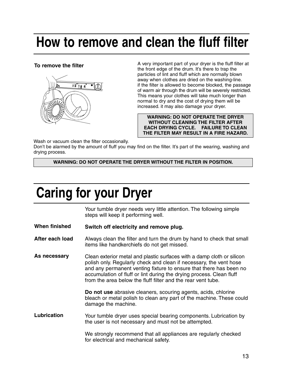 Indesit IS31VU User Manual | Page 13 / 16