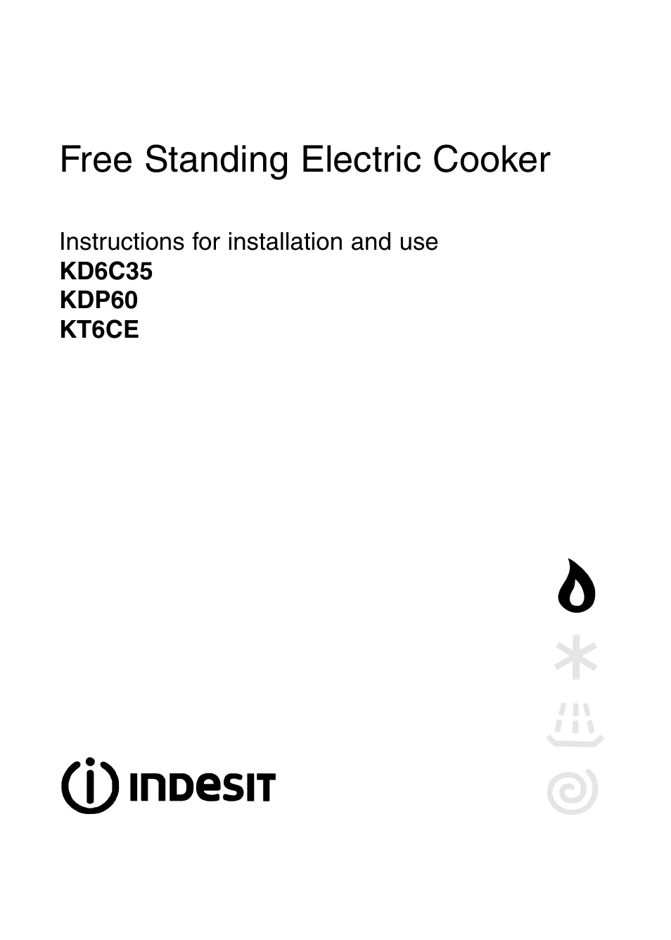 Indesit KT6CE User Manual | 32 pages