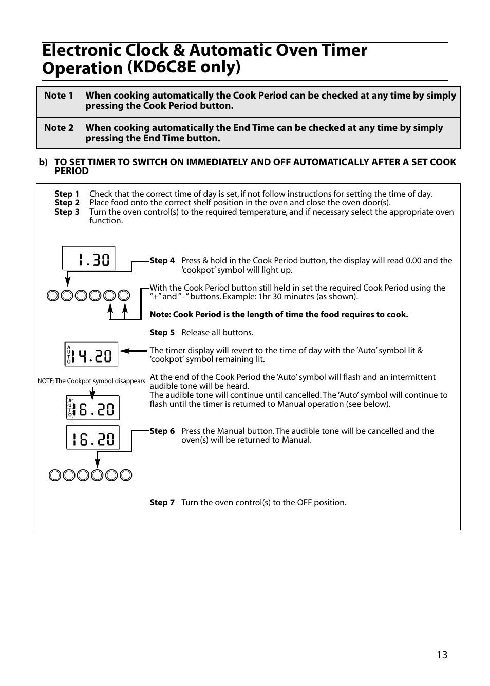 Indesit KD6C0E User Manual | Page 13 / 40