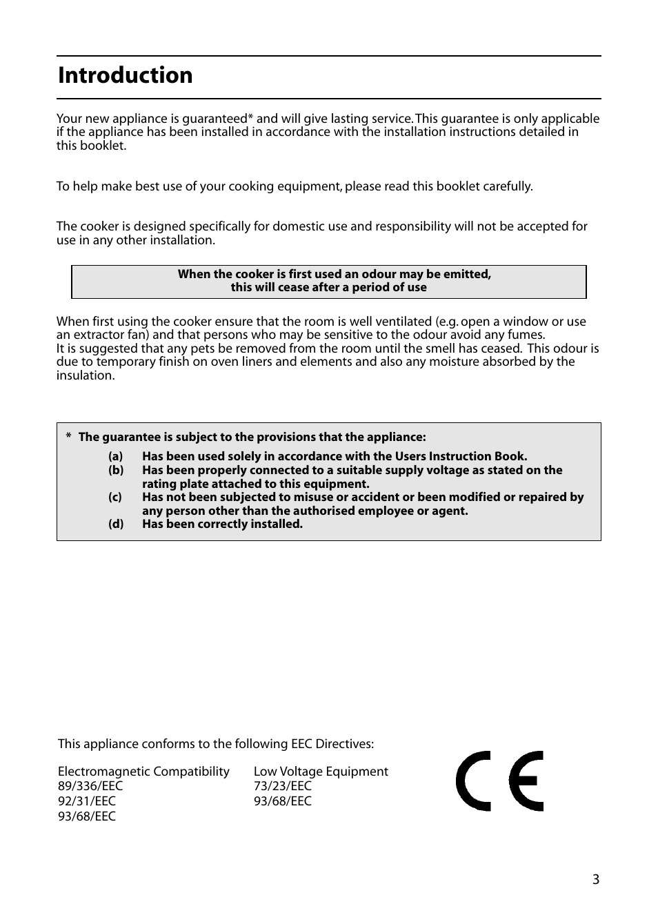 Introduction | Indesit KD6C0E User Manual | Page 3 / 40