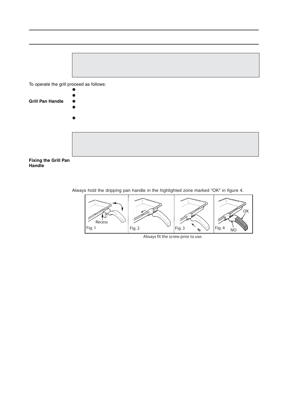 Grilling | Indesit 50CM FREE STANDING ELECTRIC COOKER KD3E1/G User Manual | Page 14 / 24