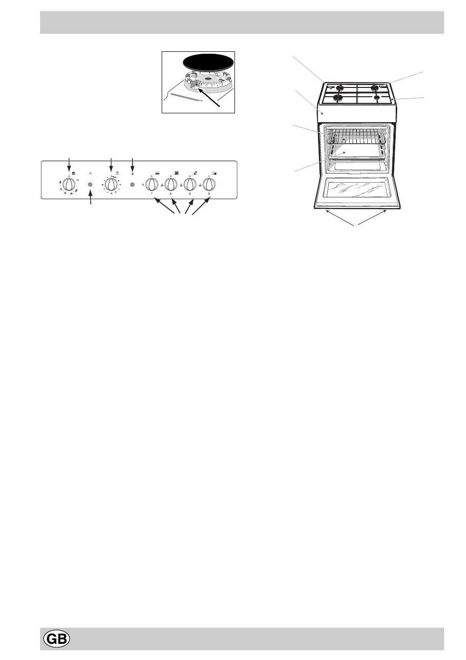 The cooker with gas oven and gas grill | Indesit K6G210/G User Manual | Page 10 / 16