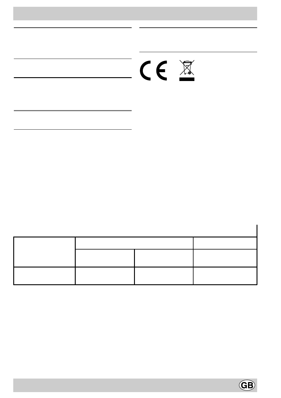 Technical characteristics | Indesit K6G210/G User Manual | Page 9 / 16