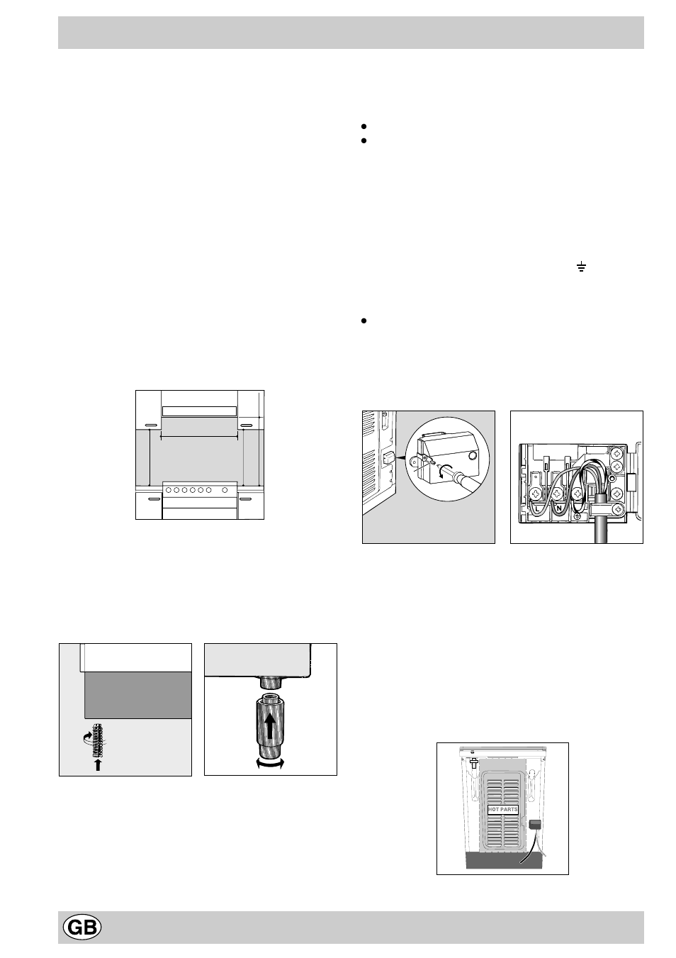 Installation | Indesit K 31 E/G User Manual | Page 4 / 12