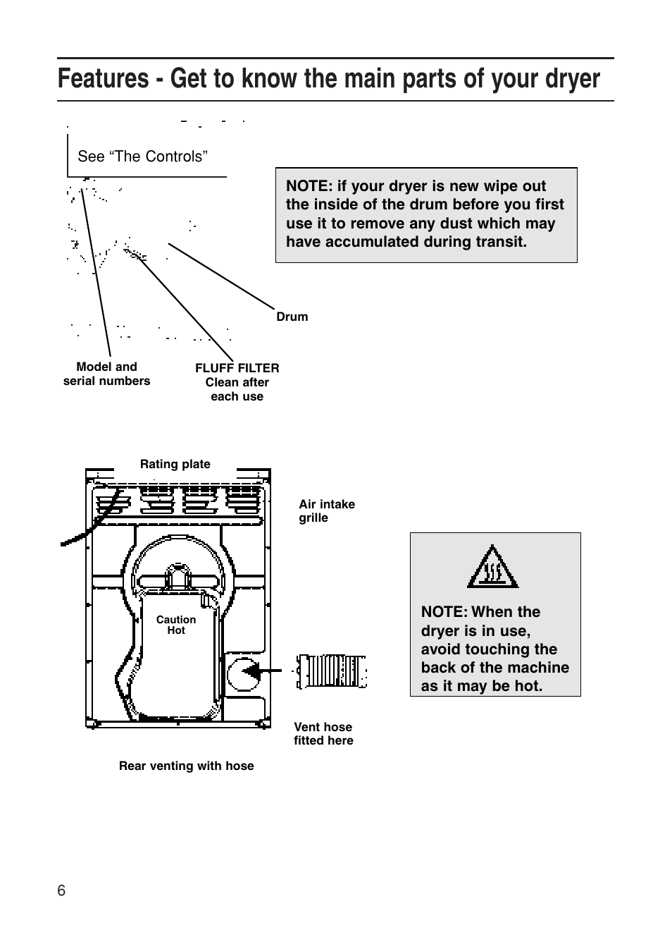 Indesit G73VU User Manual | Page 6 / 20