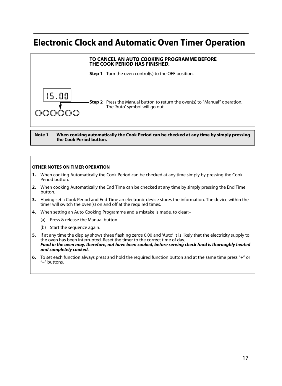 Indesit FIDM20 Mk2 User Manual | Page 17 / 48