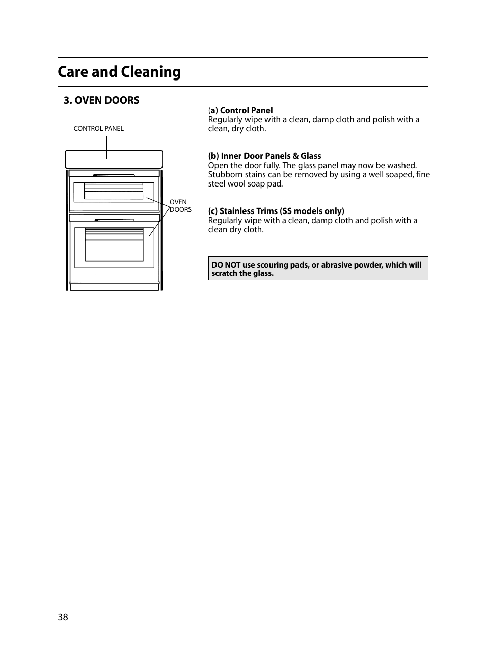 Care and cleaning | Indesit FIDM20 Mk2 User Manual | Page 38 / 48