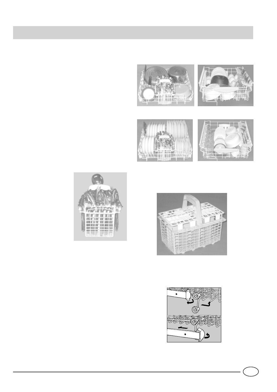 Loading the dishwasher | Indesit idl60 User Manual | Page 17 / 44