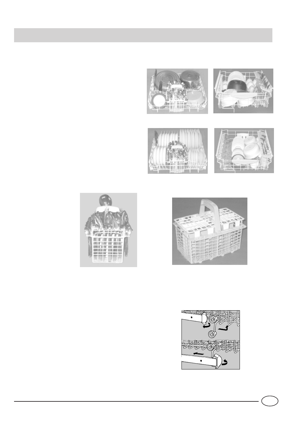 Rangement des couverts | Indesit idl60 User Manual | Page 37 / 44