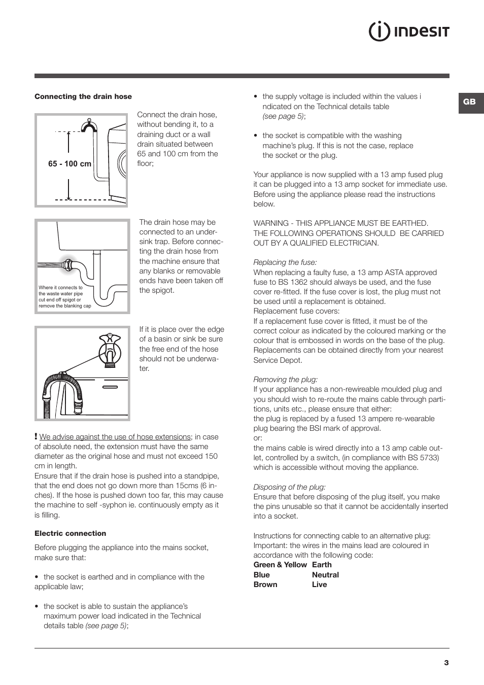 Indesit IWDC 6125 User Manual | Page 3 / 16