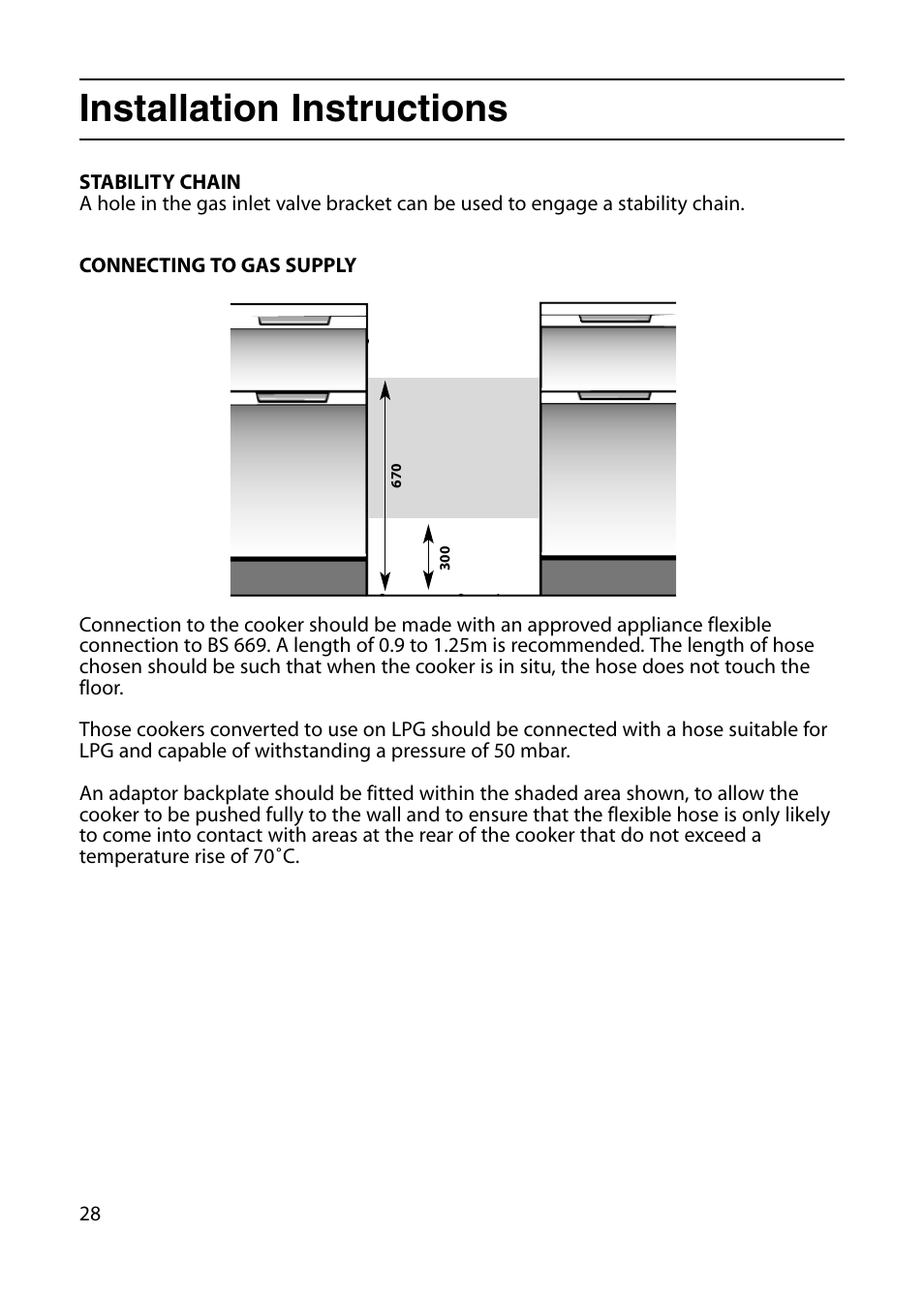 Installation instructions | Indesit KD6G25W User Manual | Page 28 / 32