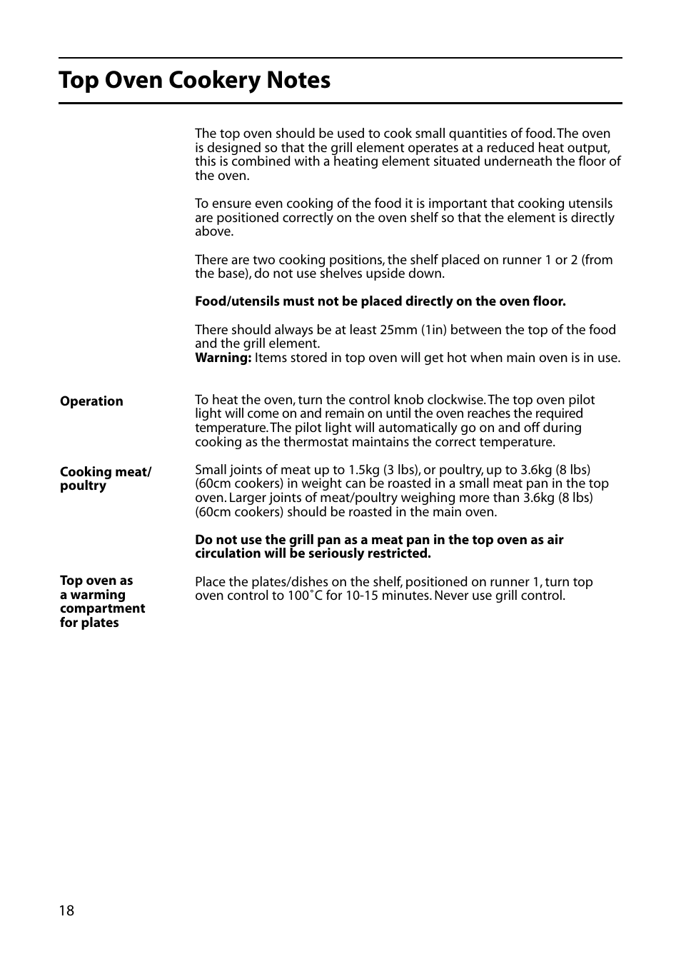 Indesit KD6E35W User Manual | Page 18 / 32