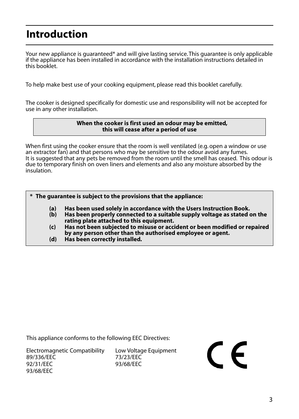Introduction | Indesit KD6E35W User Manual | Page 3 / 32