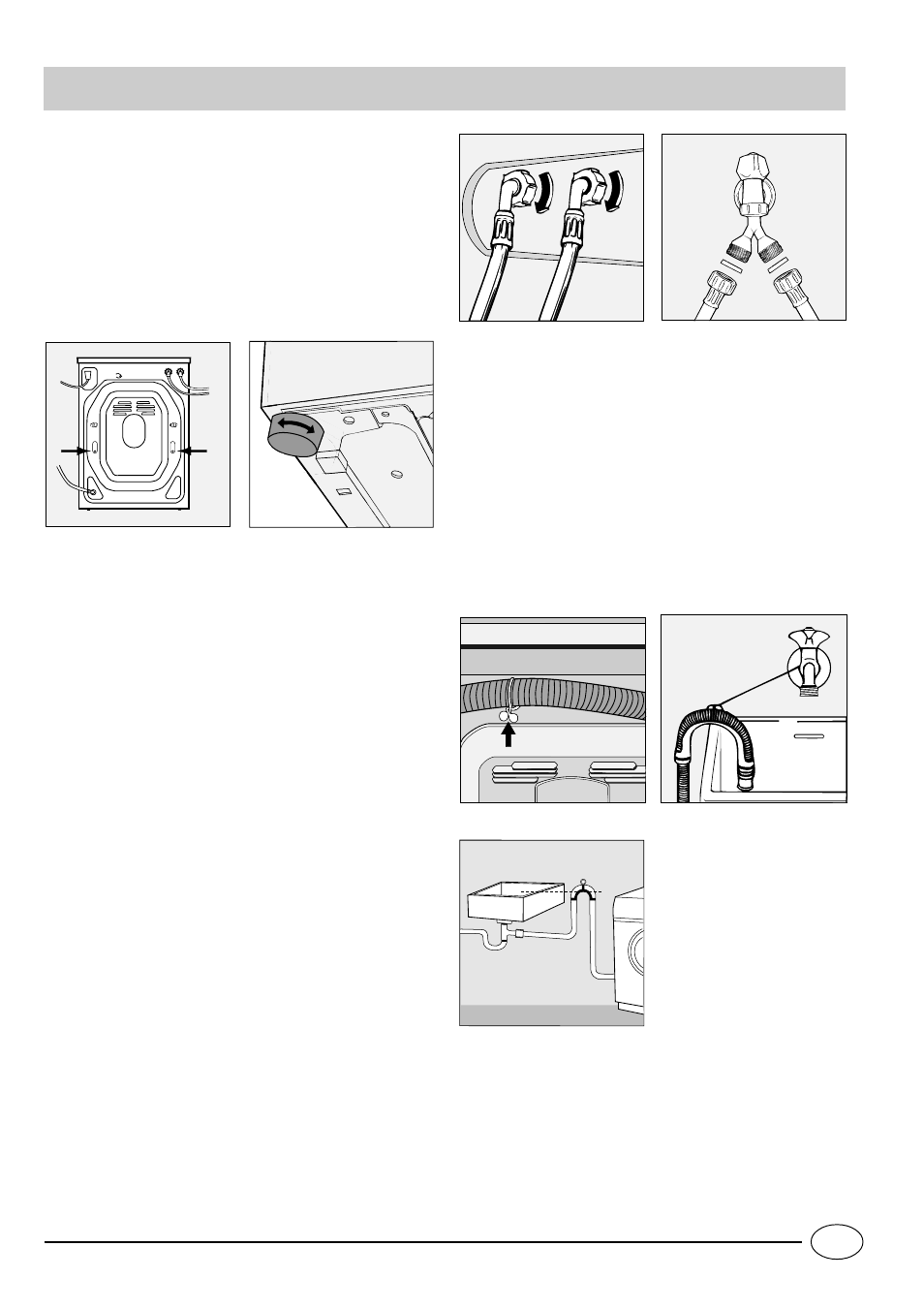Installation | Indesit WG1233TG User Manual | Page 10 / 12