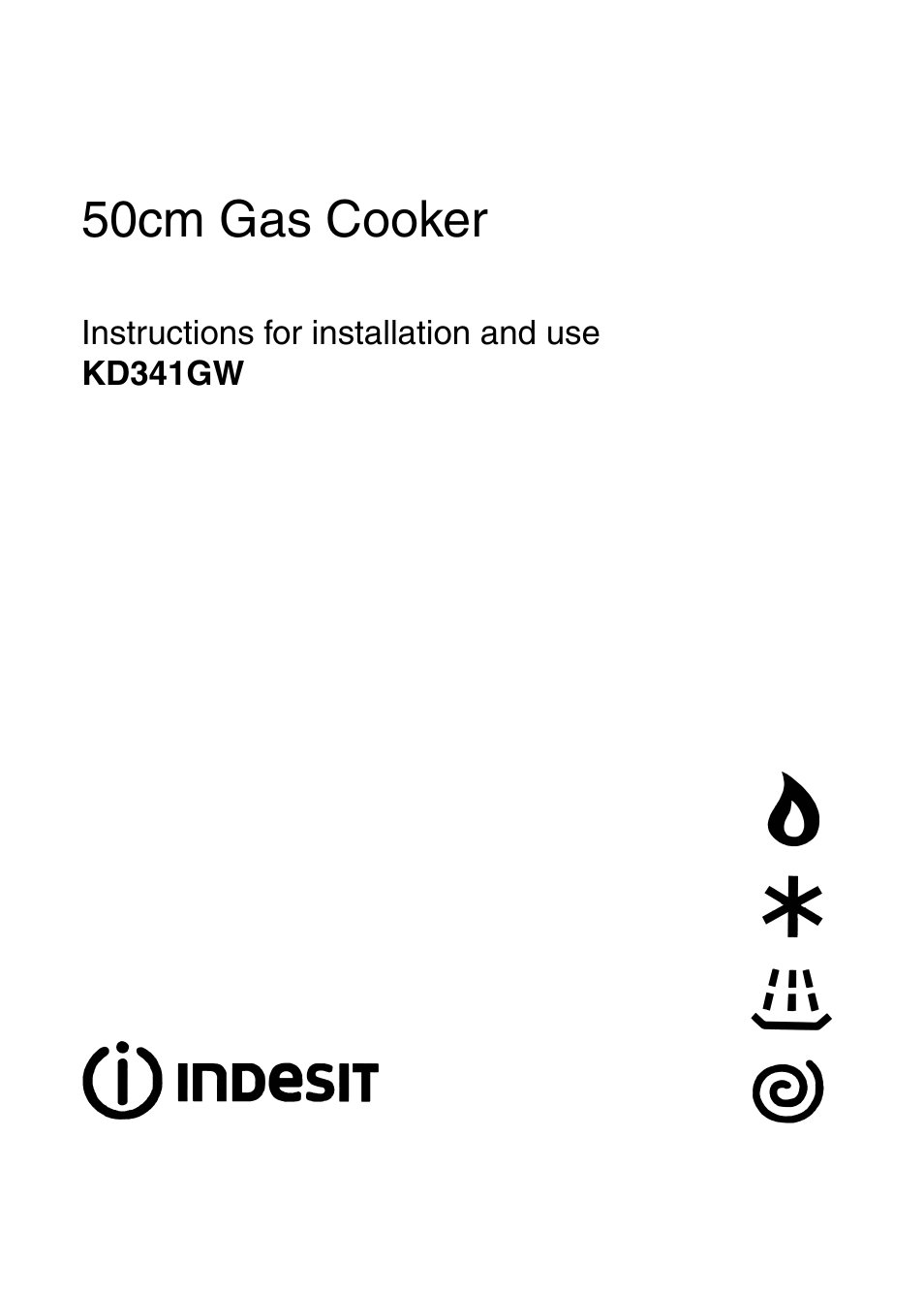 Indesit KD341GW User Manual | 24 pages