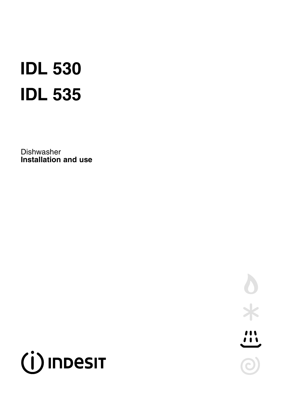 Indesit IDL 535 User Manual | 16 pages
