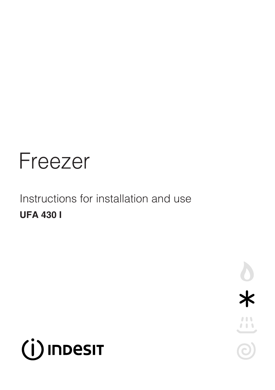 Indesit UFA 430 I User Manual | 16 pages