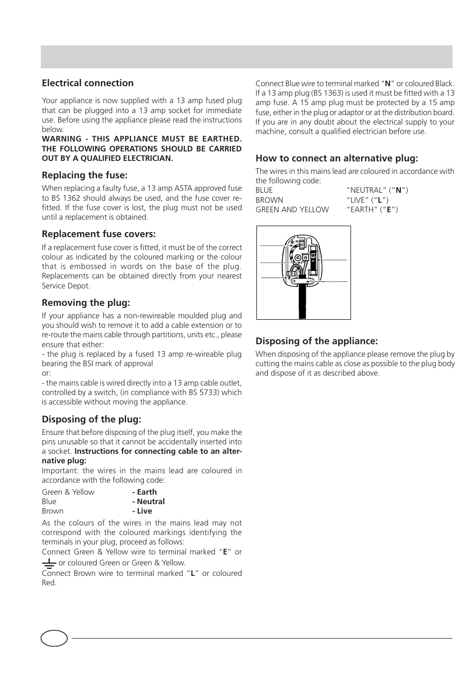 Indesit UFA 430 I User Manual | Page 4 / 16