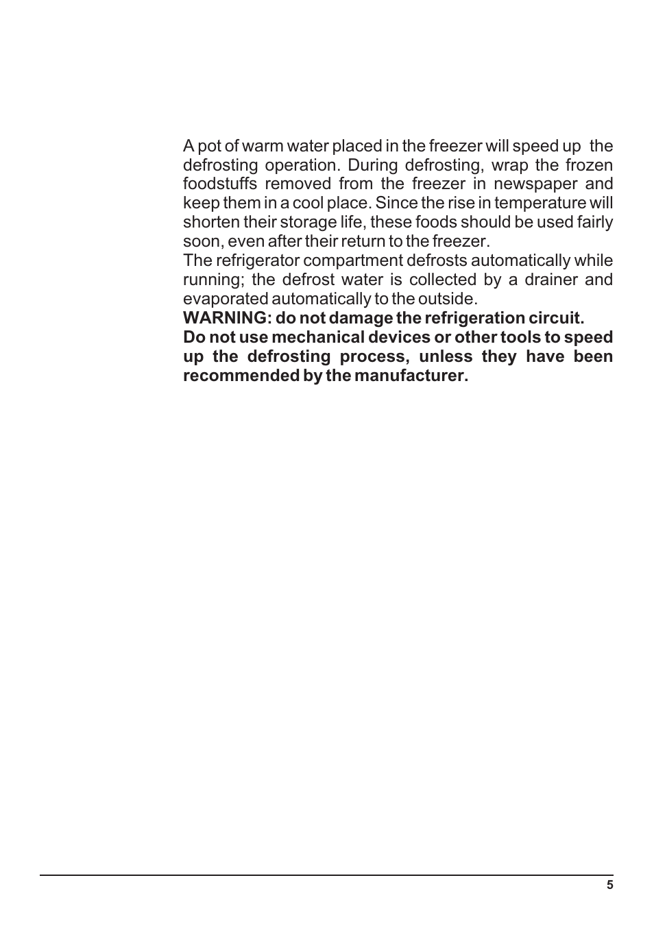 Indesit Two-Door Refrigerator/Freezer User Manual | Page 7 / 14