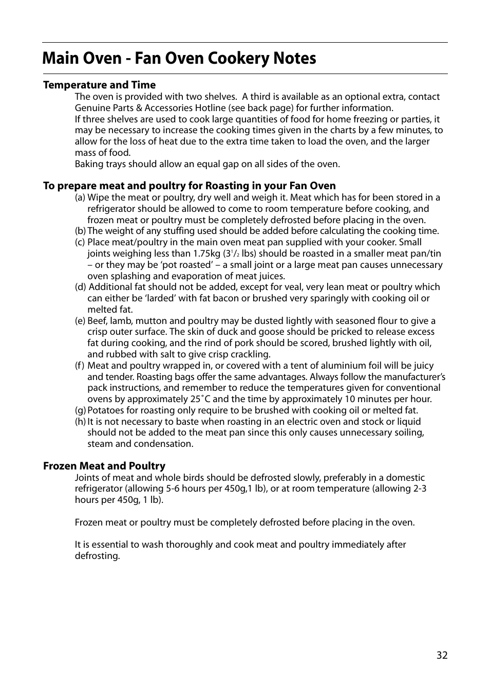 Indesit FID20 Mk2 User Manual | Page 33 / 48