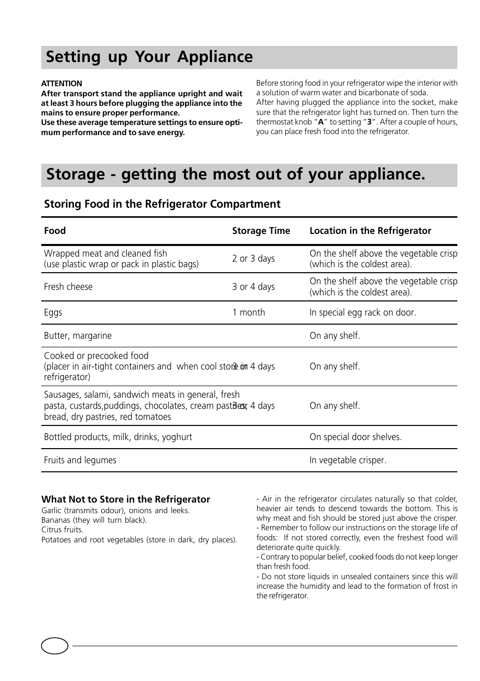 Indesit RG1140 User Manual | Page 5 / 8
