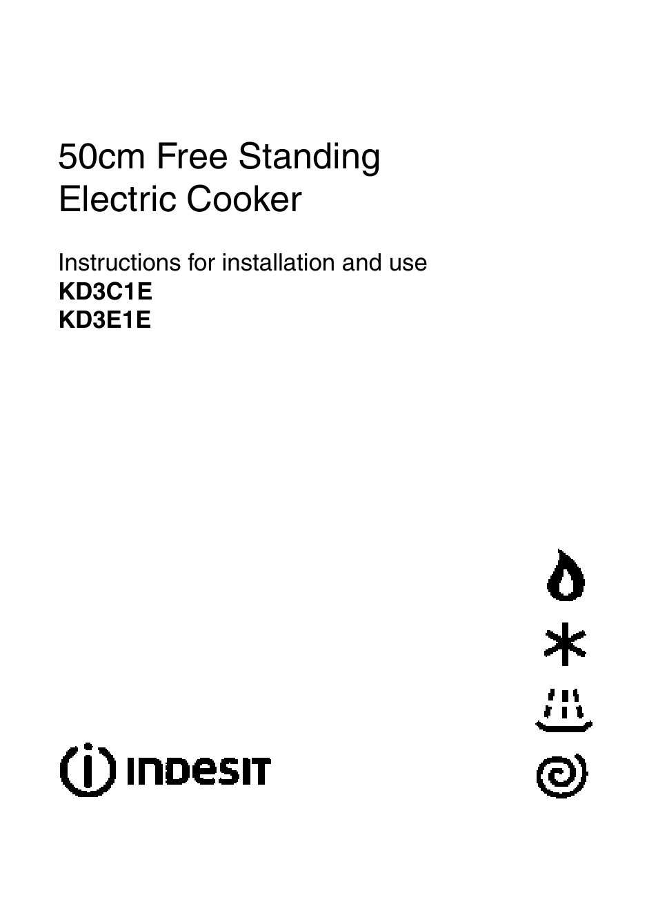 Indesit KD3E1E User Manual | 32 pages