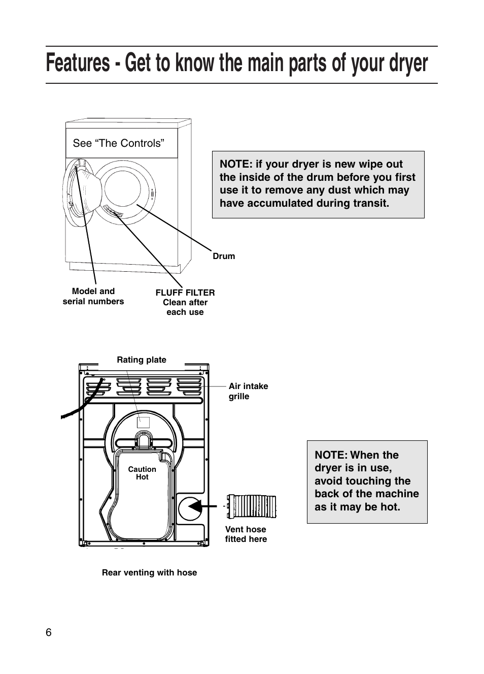 Indesit G73V User Manual | Page 6 / 20