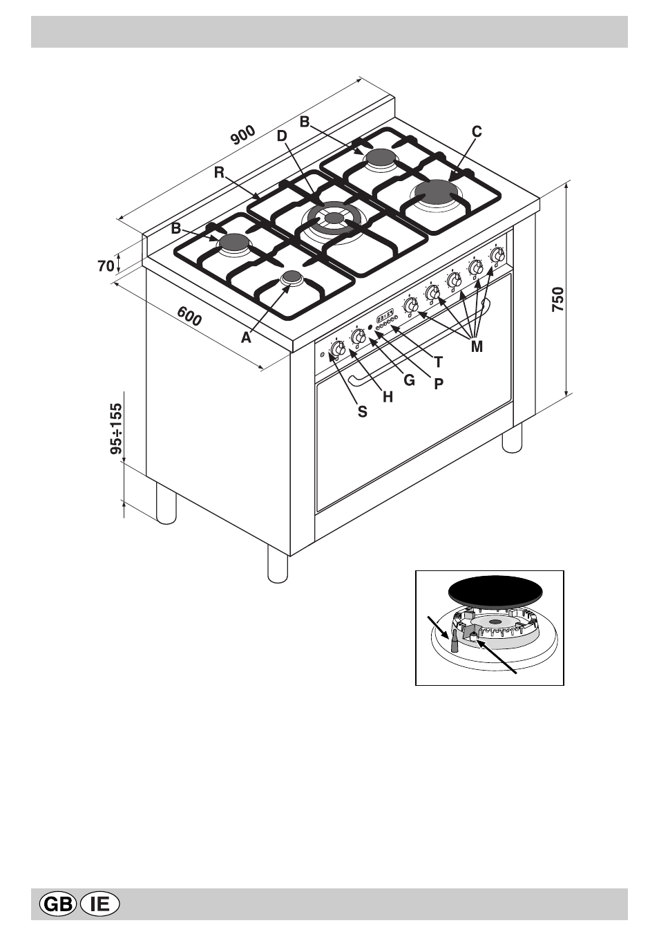 Cooker description | Indesit KP59MSXG User Manual | Page 4 / 16