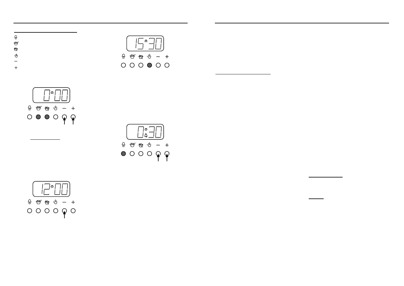 Programmer / clock, Using the main oven | Indesit FDE 10 User Manual | Page 11 / 14