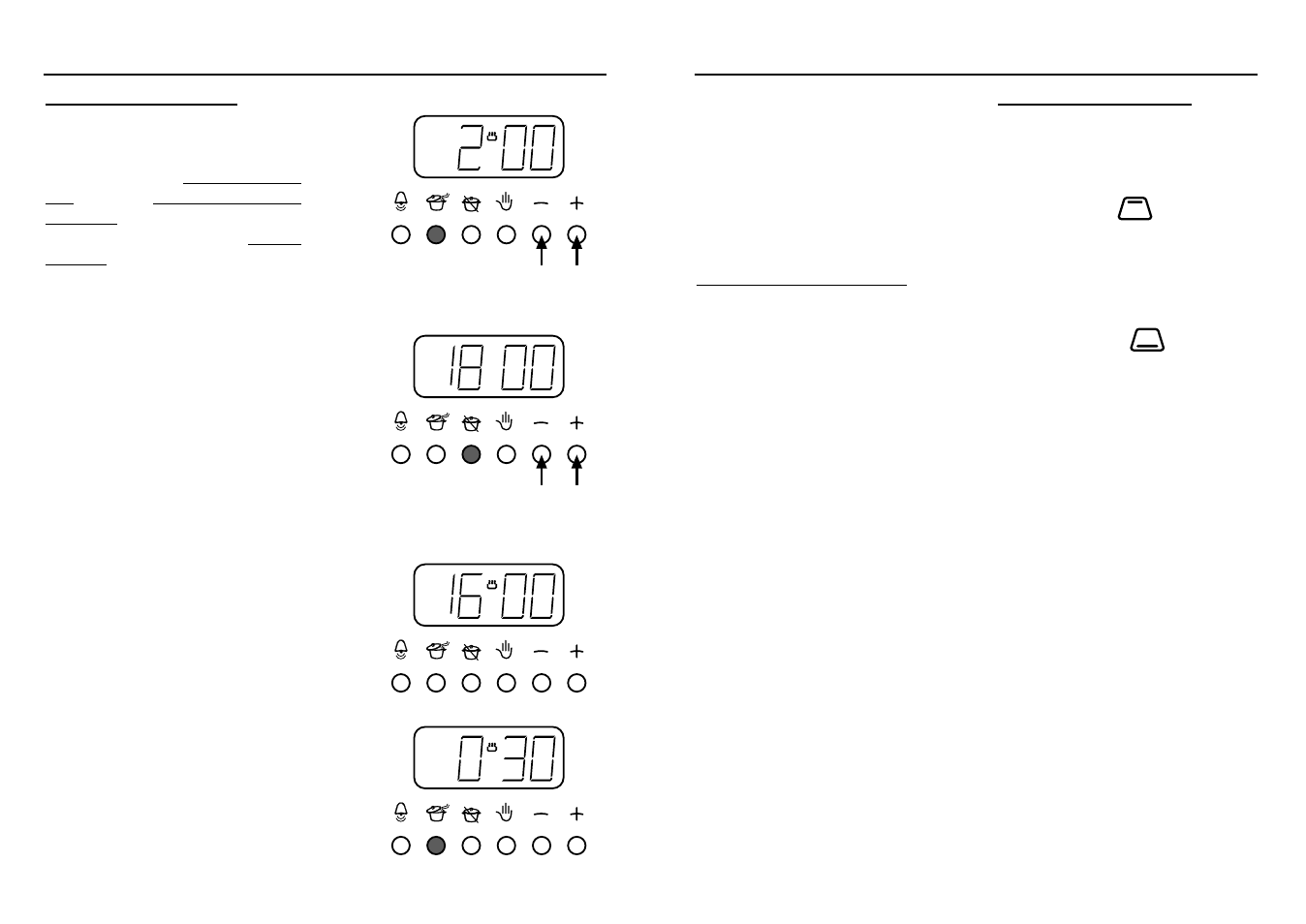 Programmer / clock, Using the top oven | Indesit FDE 10 User Manual | Page 9 / 14