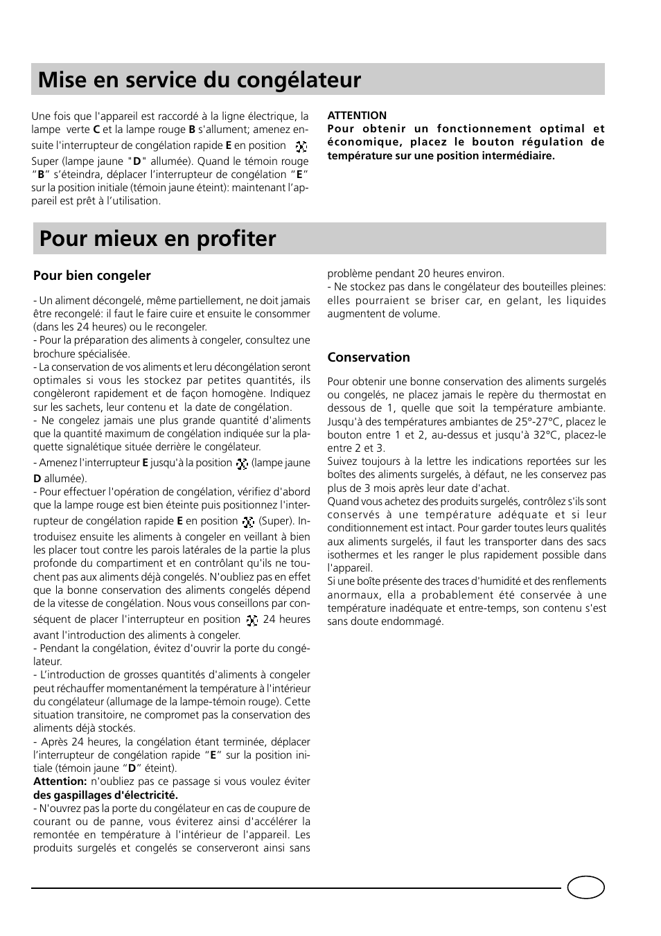 Indesit GCO120 User Manual | Page 19 / 60